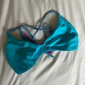 Blue Bikini Top